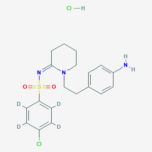molecular formula C19H23Cl2N3O2S B8100863 W-19-d4 (hydrochloride) 