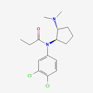molecular formula C16H22Cl2N2O B8100876 Eclanamine CAS No. 71027-13-9