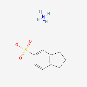 molecular formula C9H13NO3S B8100963 Ammonium indan-5-sulphonate CAS No. 66605-88-7