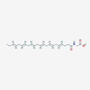 Glycine, N-(1-oxo-4,7,10,13,16,19-docosahexaenyl)-(9CI)