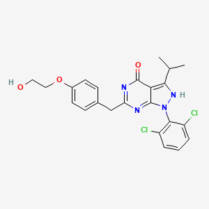 molecular formula C23H22Cl2N4O3 B8101076 CID 9549301 