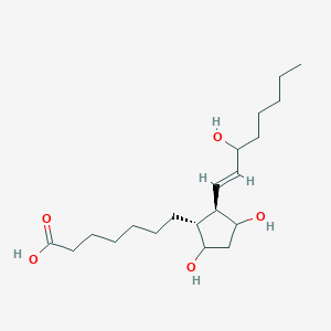 molecular formula C20H36O5 B8101146 7-[(1R,2R)-3,5-dihydroxy-2-[(E)-3-hydroxyoct-1-enyl]cyclopentyl]heptanoic acid 
