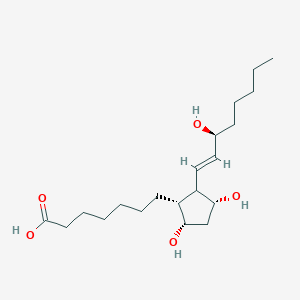 molecular formula C20H36O5 B8101247 7-[(1R,3R,5S)-3,5-dihydroxy-2-[(E,3S)-3-hydroxyoct-1-enyl]cyclopentyl]heptanoic acid 