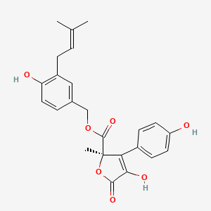 molecular formula C24H24O7 B8101309 Olomoucin 