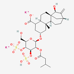molecular formula C30H44K2O16S2 B8101334 Atractylosidepotassiumsalt 