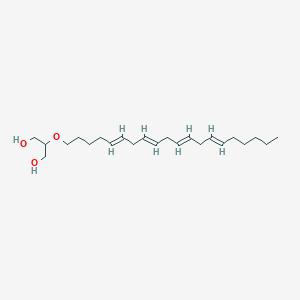 molecular formula C23H40O3 B8101460 2-[(5E,8E,11E,14E)-icosa-5,8,11,14-tetraenoxy]propane-1,3-diol 