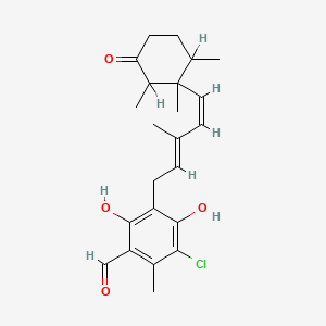 molecular formula C23H29ClO4 B8101474 CID 6436814 