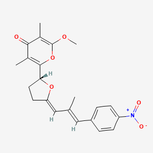molecular formula C22H23NO6 B8101508 Mycolutein 