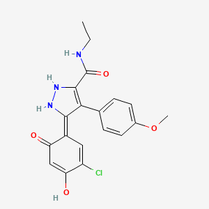 molecular formula C19H18ClN3O4 B8101684 CID 5327095 