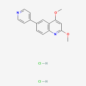 molecular formula C16H16Cl2N2O2 B8101727 DMPQDihydrochloride 