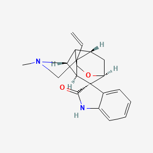 (1'S,3S,5'S,6'S,8'S)-2'-ethenyl-4'-methylspiro[1H-indole-3,7'-9-oxa-4-azatetracyclo[6.3.1.02,6.05,11]dodecane]-2-one
