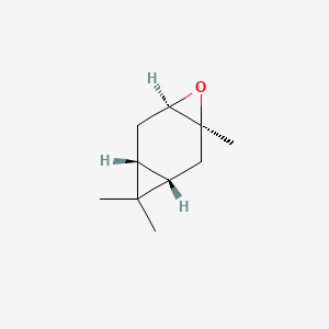 molecular formula C10H16O B8101864 (1S-(1alpha,3beta,5beta,7alpha))-3,8,8-Trimethyl-4-oxatricyclo(5.1.0.03,5)octane CAS No. 936-91-4