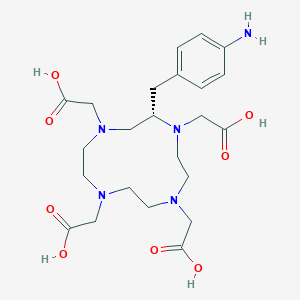 1,4,7,10-Tetraazacyclododecane-1,4,7,10-tetraacetic acid, 2-[(4-aminophenyl)methyl]-, (2S)-