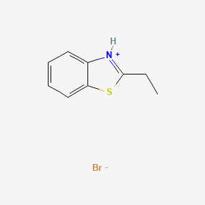 molecular formula C9H10BrNS B8101954 溴代苯并噻唑鎓 