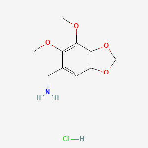2,3-Dimethoxy-4,5-methylenedioxybenzylamine hydrochloride
