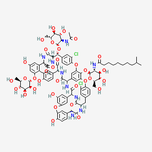 molecular formula C89H99Cl2N9O33 B8102252 Teichomycin A2 factor 5 