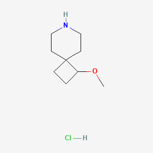 molecular formula C9H18ClNO B8102568 3-Methoxy-7-azaspiro[3.5]nonane;hydrochloride 