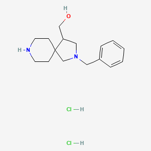 (2-Benzyl-2,8-diazaspiro[4.5]decan-4-yl)methanol;dihydrochloride