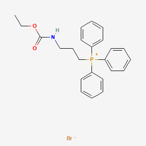 molecular formula C24H27BrNO2P B8102833 3-(Ethoxycarbonylamino)propyl-triphenylphosphanium;bromide 