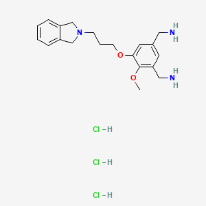 molecular formula C20H30Cl3N3O2 B8102935 MS31 (trihydrochloride) 