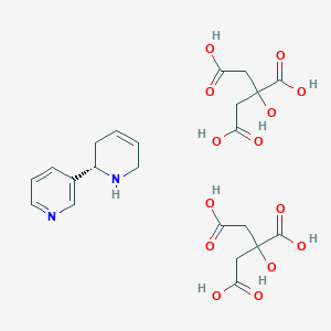 molecular formula C22H28N2O14 B8102966 Anatabine (dicitrate) 