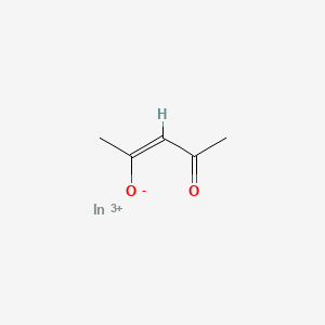 molecular formula C5H7InO2+2 B8103069 indium(3+);(Z)-4-oxopent-2-en-2-olate 