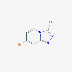molecular formula C6H3BrClN3 B8103103 7-Bromo-3-chloro-[1,2,4]triazolo[4,3-a]pyridine 