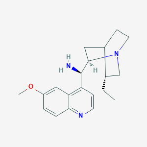 molecular formula C20H27N3O B8103106 (R)-[(2R,5R)-5-ethyl-1-azabicyclo[2.2.2]octan-2-yl]-(6-methoxyquinolin-4-yl)methanamine 