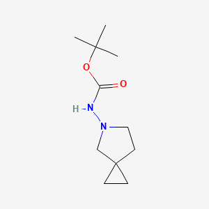 molecular formula C11H20N2O2 B8103112 5-(Boc-amino)-5-aza-spiro[2.4]heptane 