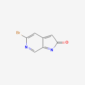 molecular formula C7H3BrN2O B8103115 5-Bromo-6-azaindole-2-one 