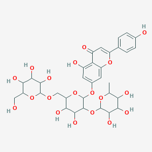molecular formula C33H40O19 B8103129 Apigenin 7-O-(2G-rhamnosyl)gentiobioside 