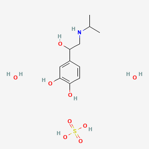 molecular formula C11H23NO9S B8103144 DL-Isoproterenol Hemisulfate 