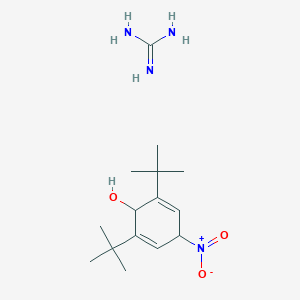 molecular formula C15H28N4O3 B8103156 (Diaminomethylidene)azanium 2,6-di-tert-butyl-4-nitrocyclohexa-2,5-dien-1-olate 