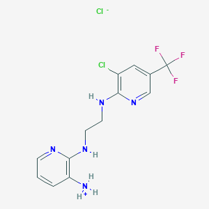 molecular formula C13H14Cl2F3N5 B8103162 CID 16412967 