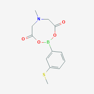 6-Methyl-2-[3-(methylsulfanyl)phenyl]-1,3,6,2-dioxazaborocane-4,8-dione
