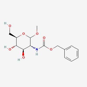 molecular formula C15H21NO7 B8103194 benzyl N-[(3R,4R,5S,6R)-4,5-dihydroxy-6-(hydroxymethyl)-2-methoxyoxan-3-yl]carbamate 