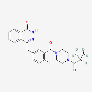 molecular formula C24H23FN4O3 B8103237 Olaparib-d5 