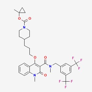 molecular formula C34H37F6N3O5 B8103263 Sms2-IN-1 