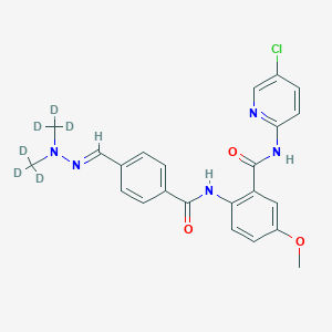 molecular formula C23H22ClN5O3 B8103281 Betrixaban-d6 
