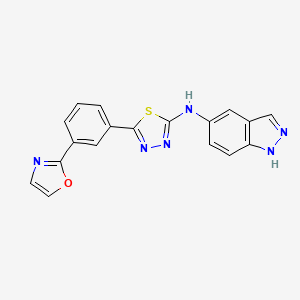 molecular formula C18H12N6OS B8103287 Rock2-IN-2 