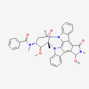 molecular formula C35H30N4O5 B8103319 3-Hydroxy Midostaurin 