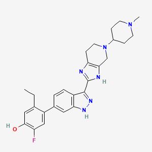 molecular formula C27H31FN6O B8103325 Jak-IN-5 
