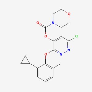 molecular formula C19H20ClN3O4 B8103347 Cyclopyrimorate CAS No. 1236401-29-8