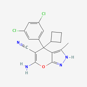 molecular formula C18H16Cl2N4O B8103491 Shmt-IN-1 