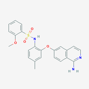 molecular formula C23H21N3O4S B8103513 MRGPRX1 agonist 1 