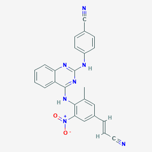 molecular formula C25H17N7O2 B8103520 逆转录酶-IN-1 