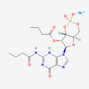 molecular formula C18H23N5NaO9P B8103535 CID 44153036 