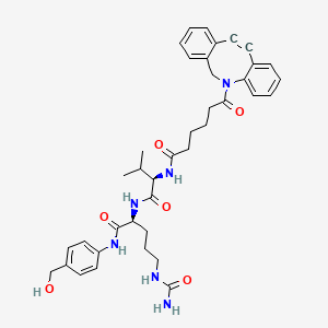 molecular formula C39H46N6O6 B8103698 DBCO-Val-Cit-PAB-OH 