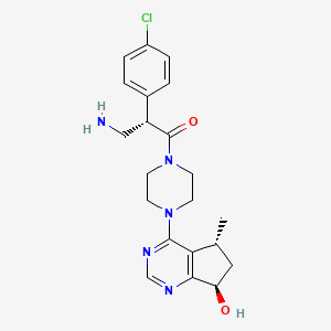 molecular formula C21H26ClN5O2 B8103706 Ipatasertib-NH2 