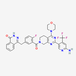 molecular formula C33H28F4N8O3 B8103732 Parp/PI3K-IN-1 